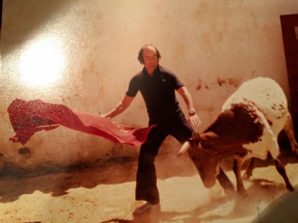 Noel toreando como aficionados práctico