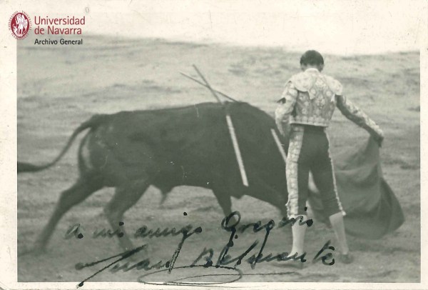 The innovator from Seville, Juan Belmonte (Photo courtesy of the archives of the University of Navarre)